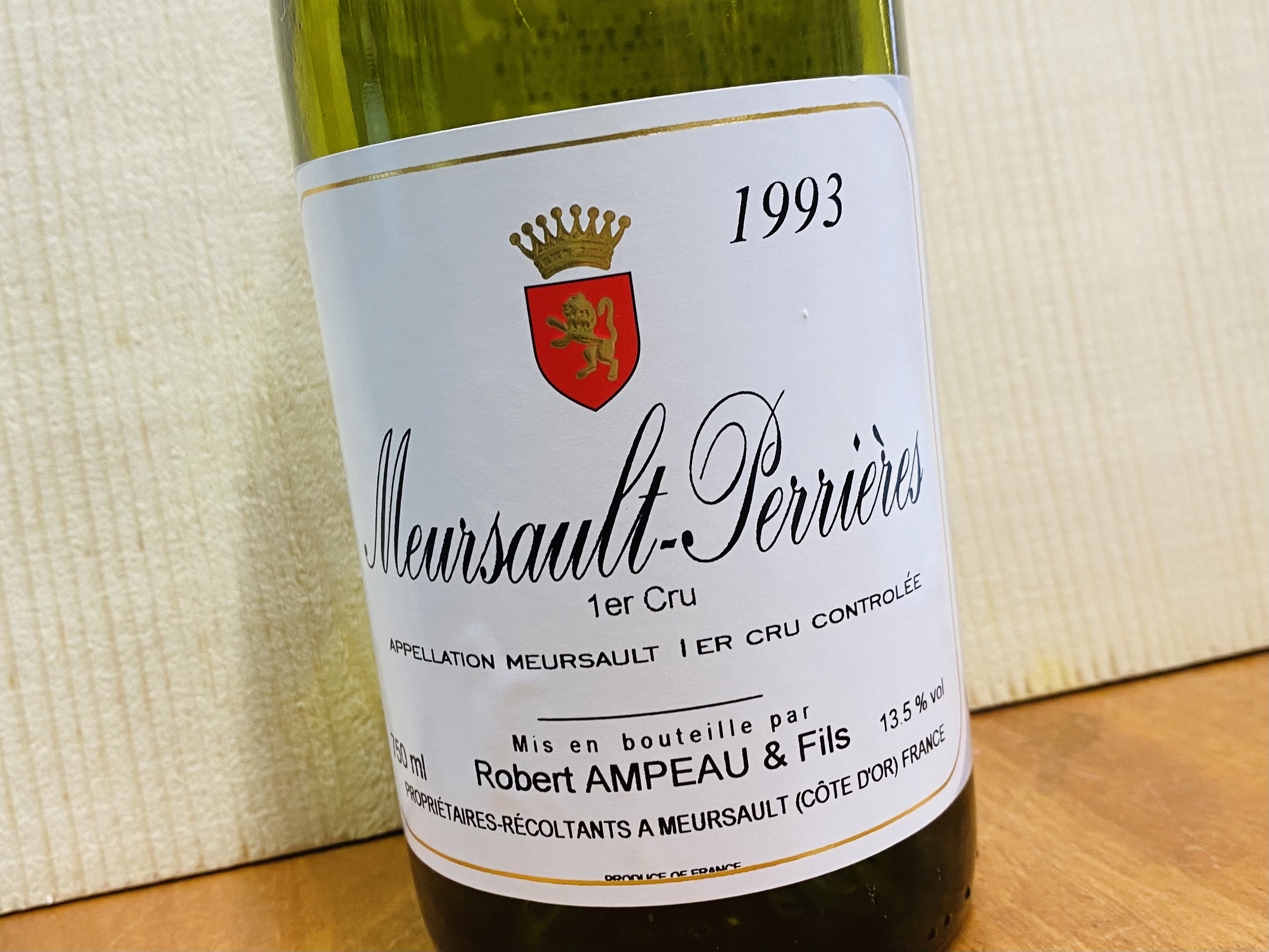ロベール アンポー ムルソー ペリエール [1994] 750ml 白 MEURSAULT PREMIER CRU PERRIERES 白ワイン
